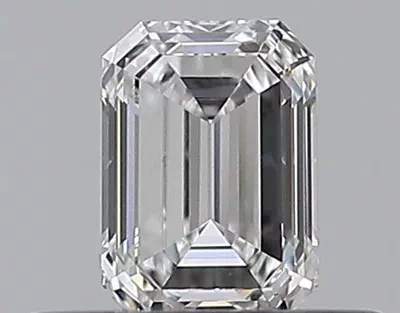 0.30ct E SI1 Rare Carat Ideal Cut Emerald Diamond