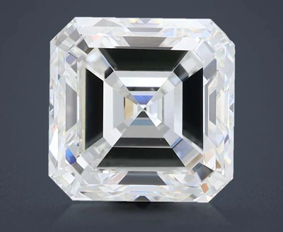 4.01ct E VVS2 Very Good Cut Asscher Lab Grown Diamond