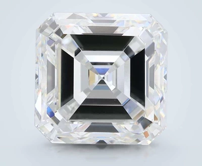 4.01ct E VVS2 Very Good Cut Asscher Lab Grown Diamond