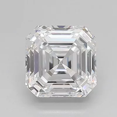 1.06ct D VVS1 Rare Carat Ideal Cut Asscher Lab Grown Diamond