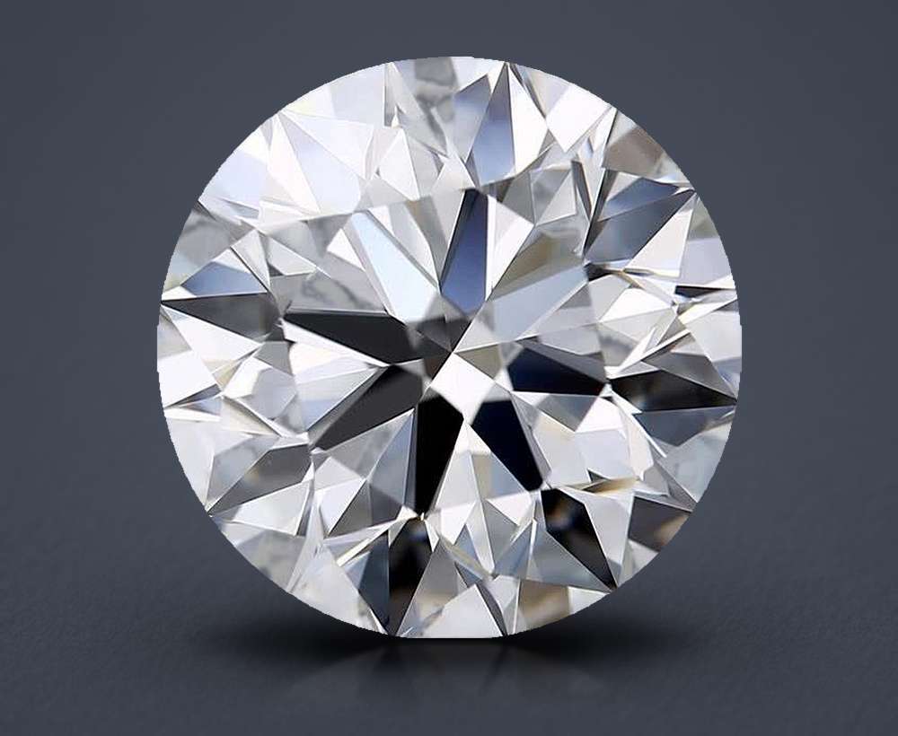 3.50ct D VVS2 Rare Carat Ideal Cut Round Diamond