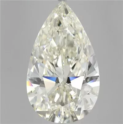 18.02ct J SI1 Very Good Cut Pear Diamond