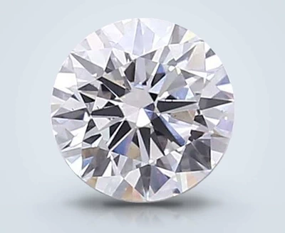 1.53ct F VS2 Rare Carat Ideal Cut Round Lab Grown Diamond