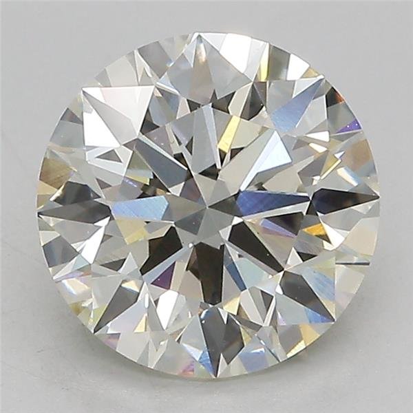 3.06ct J VS1 Rare Carat Ideal Cut Round Lab Grown Diamond
