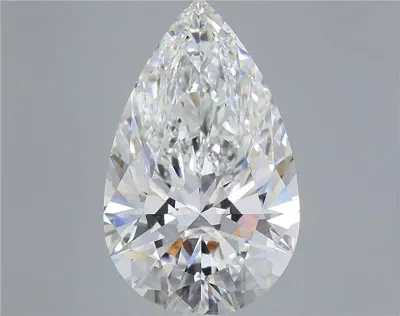 11.08ct F VVS2 Rare Carat Ideal Cut Pear Lab Grown Diamond