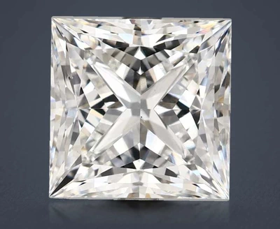 5.03ct E VS2 Rare Carat Ideal Cut Princess Lab Grown Diamond
