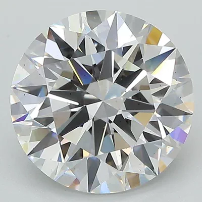 3.07ct E SI1 Rare Carat Ideal Cut Round Lab Grown Diamond