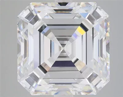 6.08ct E VS1 Rare Carat Ideal Cut Asscher Lab Grown Diamond