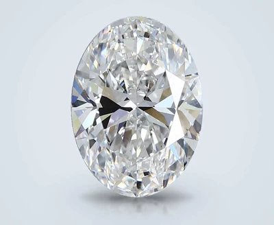 4.01ct F VS1 Rare Carat Ideal Cut Oval Lab Grown Diamond