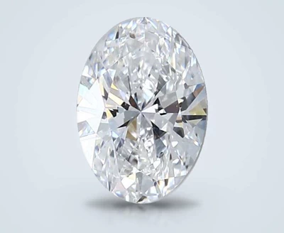 1.01ct D VVS2 Rare Carat Ideal Cut Oval Lab Grown Diamond