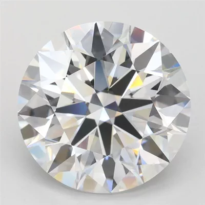 4.17ct D IF Rare Carat Ideal Cut Round Lab Grown Diamond