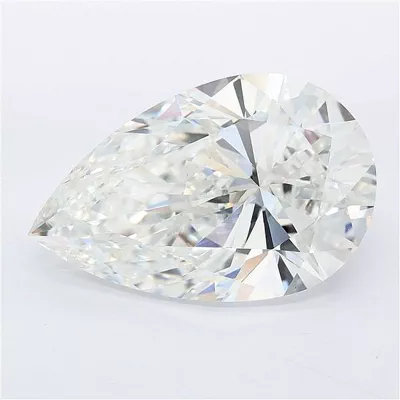 12.11ct F VVS2 Rare Carat Ideal Cut Pear Lab Grown Diamond