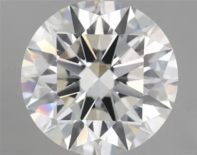 3.11ct H VVS2 Rare Carat Ideal Cut Round Lab Grown Diamond