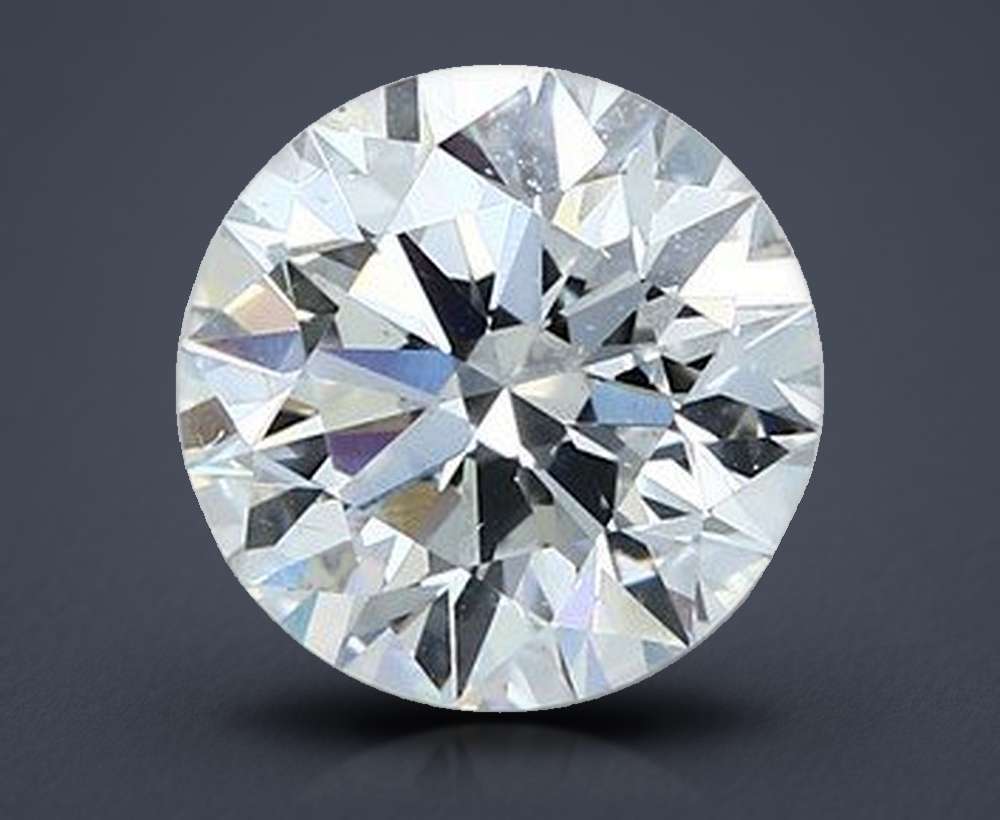 2.47ct E SI1 Rare Carat Ideal Cut Round Diamond