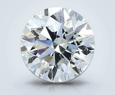 2.47ct E SI1 Rare Carat Ideal Cut Round Diamond