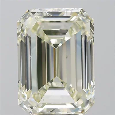 7.08ct K VS2 Rare Carat Ideal Cut Emerald Diamond