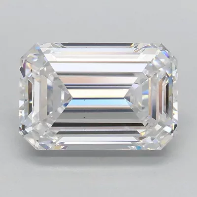 2.07ct D VS1 Rare Carat Ideal Cut Emerald Lab Grown Diamond