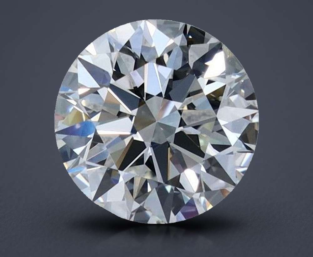2.01ct I VVS1 Rare Carat Ideal Cut Round Diamond