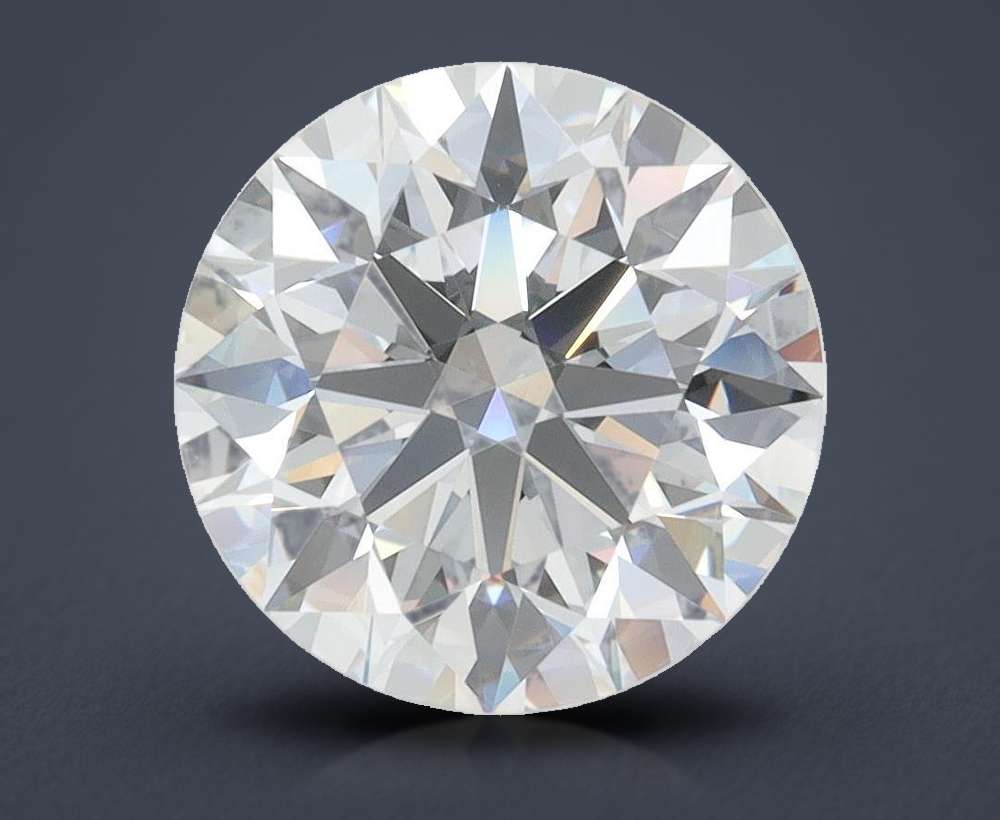 3.01ct D VS1 Rare Carat Ideal Cut Round Lab Grown Diamond
