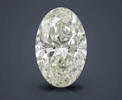 4.05ct K SI2 Rare Carat Ideal Cut Oval Diamond