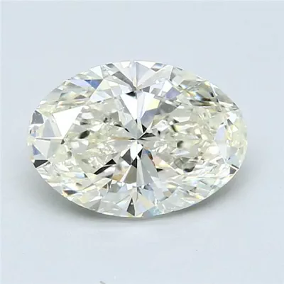 2.80ct K SI2 Rare Carat Ideal Cut Oval Diamond