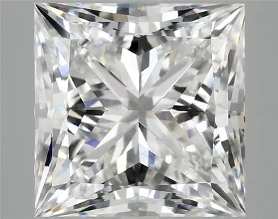 6.40ct E VVS2 Rare Carat Ideal Cut Princess Lab Grown Diamond