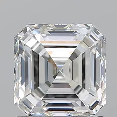 1.50ct H VS2 Rare Carat Ideal Cut Asscher Diamond
