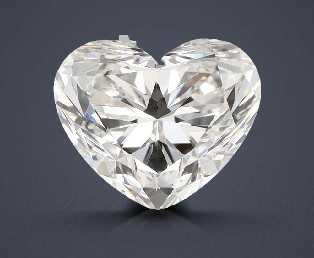 1.51ct H SI2 Very Good Cut Heart Diamond