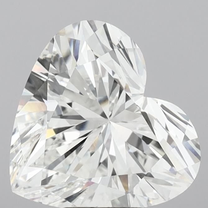 6.00ct F VVS2 Rare Carat Ideal Cut Heart Lab Grown Diamond