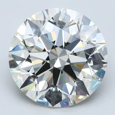 6.18ct K SI1 Rare Carat Ideal Cut Round Diamond