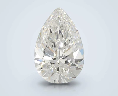 7.09ct E VS2 Rare Carat Ideal Cut Pear Lab Grown Diamond