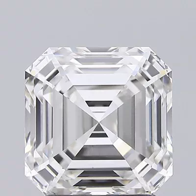 2.54ct H VVS2 Rare Carat Ideal Cut Asscher Lab Grown Diamond
