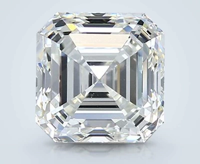2.70ct J VVS1 Rare Carat Ideal Cut Asscher Diamond