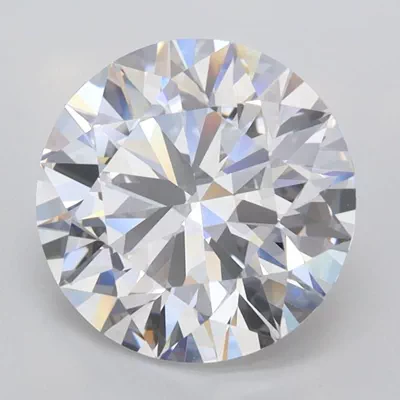 2.84ct D FL Rare Carat Ideal Cut Round Lab Grown Diamond