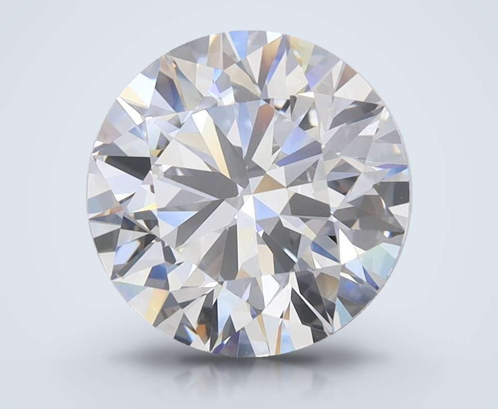 2.84ct D FL Rare Carat Ideal Cut Round Lab Grown Diamond