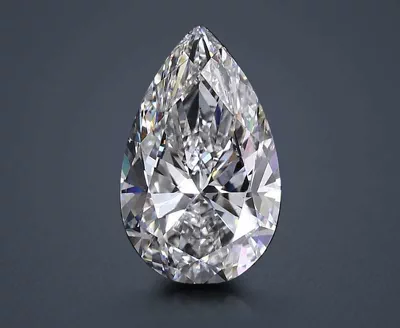 16.08ct F VS1 Rare Carat Ideal Cut Pear Lab Grown Diamond