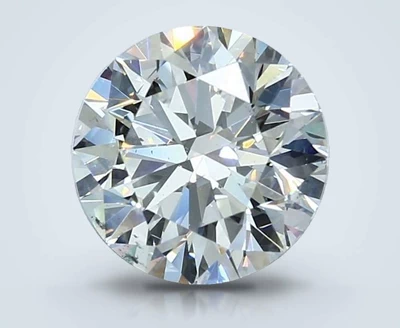 3.03ct F SI1 Rare Carat Ideal Cut Round Diamond