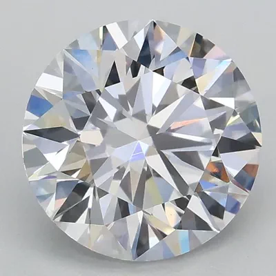2.08ct E VVS2 Rare Carat Ideal Cut Round Lab Grown Diamond