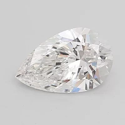 3.01ct F VS1 Rare Carat Ideal Cut Pear Lab Grown Diamond