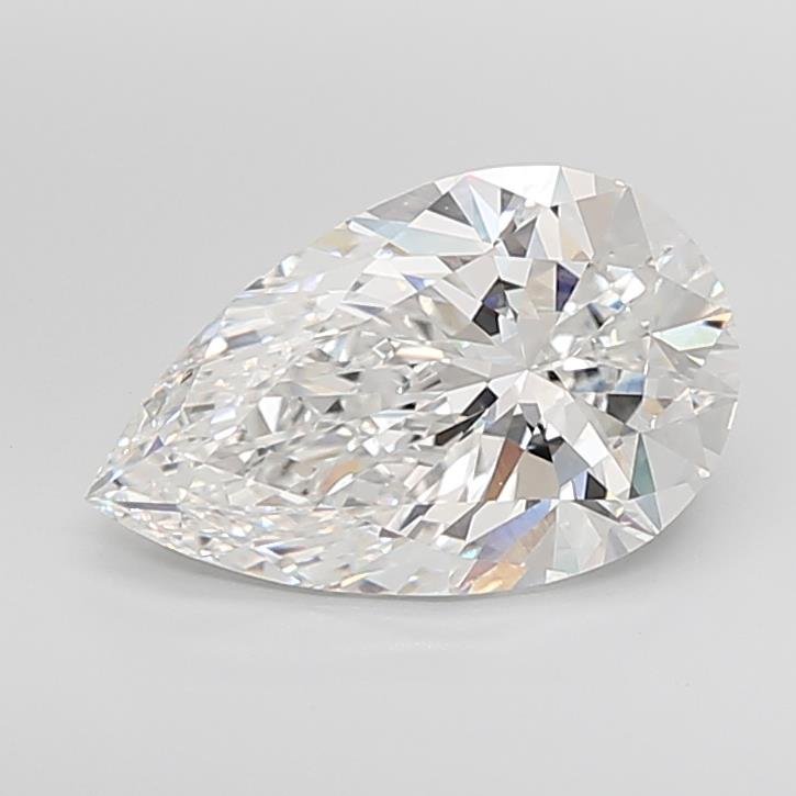 6.08ct E VVS1 Rare Carat Ideal Cut Pear Lab Grown Diamond