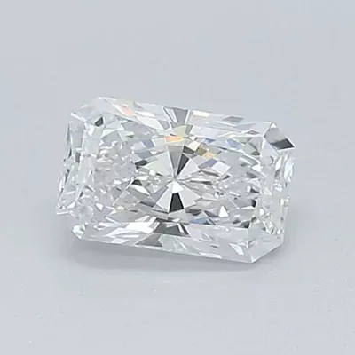 0.50ct D VS2 Very Good Cut Radiant Diamond