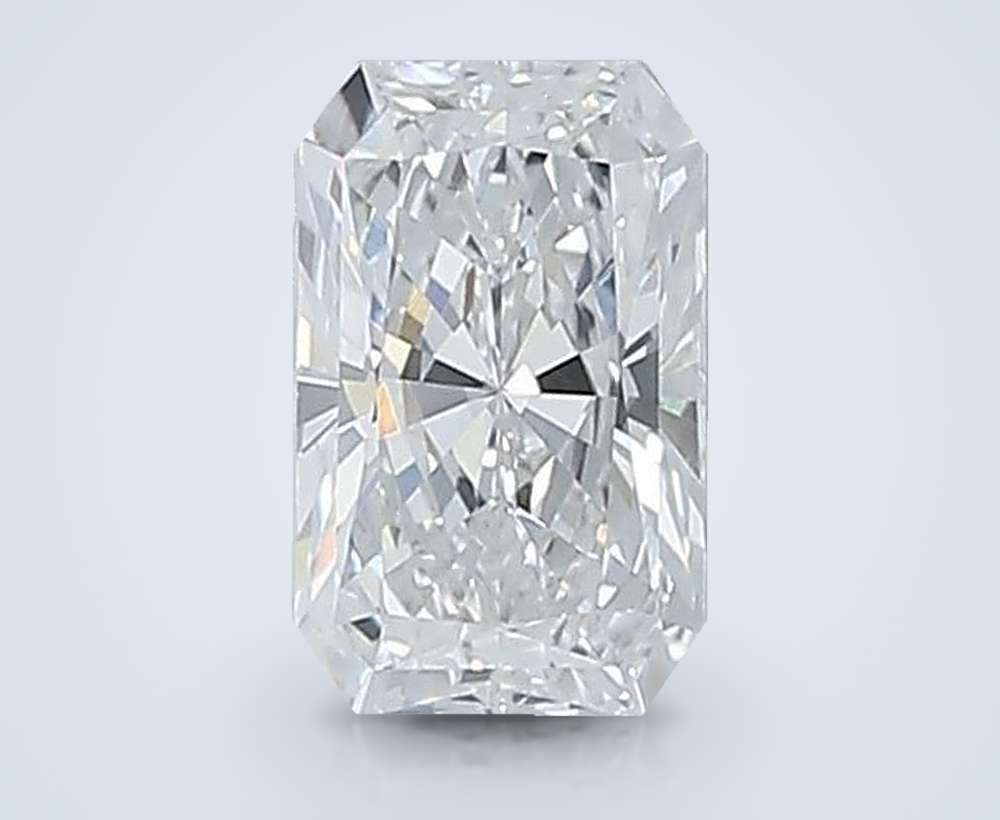0.50ct D VS2 Very Good Cut Radiant Diamond