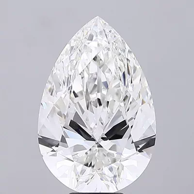 10.05ct F VVS2 Rare Carat Ideal Cut Pear Lab Grown Diamond