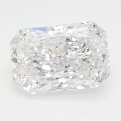 2.06ct E VVS2 Rare Carat Ideal Cut Radiant Lab Grown Diamond