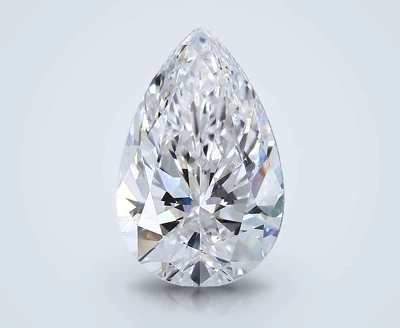 4.01ct D VS2 Rare Carat Ideal Cut Pear Diamond