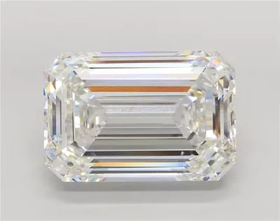 22.45ct F VS1 Rare Carat Ideal Cut Emerald Lab Grown Diamond