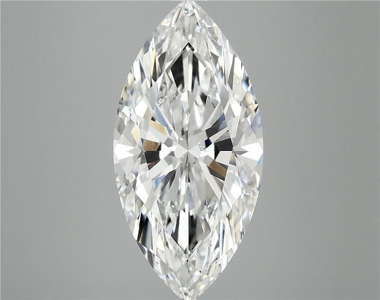 6.04ct F VS1 Rare Carat Ideal Cut Marquise Lab Grown Diamond