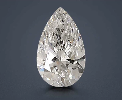 0.79ct D VVS1 Rare Carat Ideal Cut Pear Lab Grown Diamond