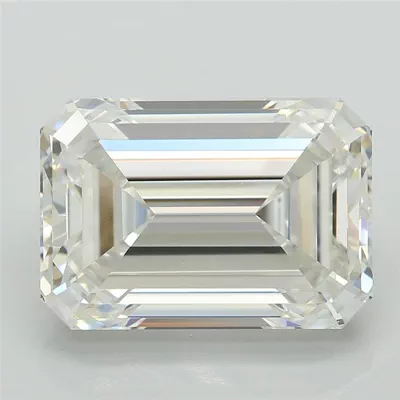 4.09ct F VS1 Excellent Cut Emerald Lab Grown Diamond