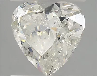 3.10ct I SI2 Rare Carat Ideal Cut Heart Diamond